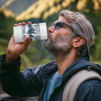 Protect Our National Parks 4 in 1 Can Cooler Tumbler Retro Mountain Nature Graphic