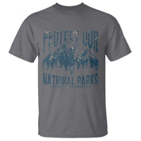Protect Our National Parks T Shirt Retro Mountain Nature Graphic
