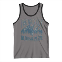 Protect Our National Parks Tank Top Retro Mountain Nature Graphic