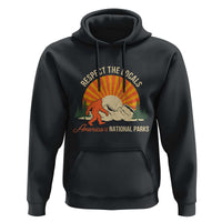 Respect The Locals Hoodie America's National Parks Vintage Bigfoot