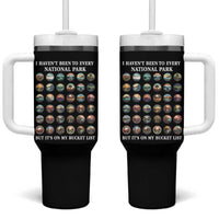 National Parks Bucket List Tumbler With Handle I Haven't Been To Wishlist