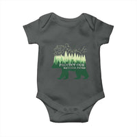 Protect Our Parks National Park Baby Onesie Bear Hiking Nature