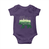 Protect Our Parks National Park Baby Onesie Bear Hiking Nature
