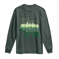 Protect Our Parks National Park Long Sleeve Shirt Bear Hiking Nature