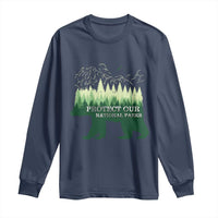 Protect Our Parks National Park Long Sleeve Shirt Bear Hiking Nature
