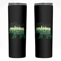 Protect Our Parks National Park Skinny Tumbler Bear Hiking Nature