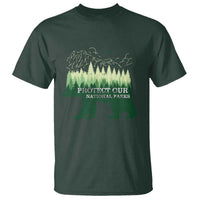 Protect Our Parks National Park T Shirt Bear Hiking Nature