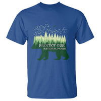Protect Our Parks National Park T Shirt Bear Hiking Nature
