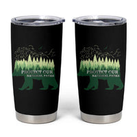 Protect Our Parks National Park Tumbler Cup Bear Hiking Nature