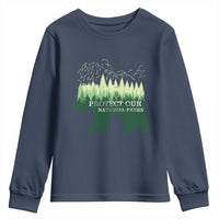 Protect Our Parks National Park Youth Sweatshirt Bear Hiking Nature