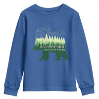 Protect Our Parks National Park Youth Sweatshirt Bear Hiking Nature