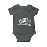 Protect Our National Parks Baby Onesie Bison Wildlife Resist