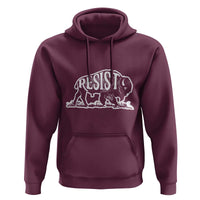 Protect Our National Parks Hoodie Bison Wildlife Resist