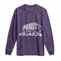 Protect Our National Parks Long Sleeve Shirt Bison Wildlife Resist