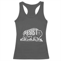Protect Our National Parks Racerback Tank Top Bison Wildlife Resist