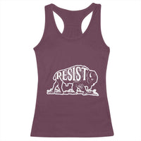 Protect Our National Parks Racerback Tank Top Bison Wildlife Resist