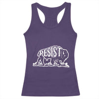 Protect Our National Parks Racerback Tank Top Bison Wildlife Resist