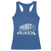 Protect Our National Parks Racerback Tank Top Bison Wildlife Resist