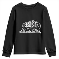 Protect Our National Parks Youth Sweatshirt Bison Wildlife Resist