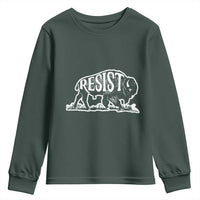 Protect Our National Parks Youth Sweatshirt Bison Wildlife Resist