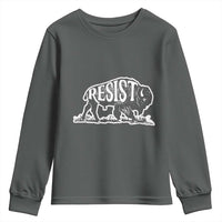 Protect Our National Parks Youth Sweatshirt Bison Wildlife Resist