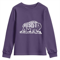 Protect Our National Parks Youth Sweatshirt Bison Wildlife Resist