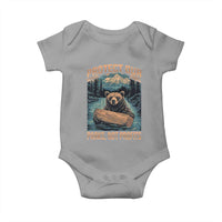 Protect Our National Parks Baby Onesie Parks Not Profits Bear Retro Graphic