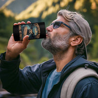 Protect Our National Parks 4 in 1 Can Cooler Tumbler Parks Not Profits Bear Retro Graphic