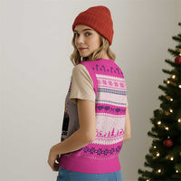 Protect Our National Parks V-Neck Knit Sweater Vest Bison Buffalo Vintage Graphic - Wonder Print Shop