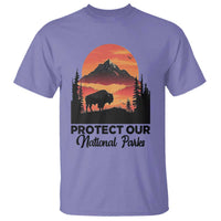 Protect Our National Parks T Shirt Bison Buffalo Vintage Graphic