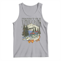 Protect Our National Parks Tank Top Wildlife Fishing Outdoor Adventure Retro