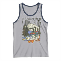 Protect Our National Parks Tank Top Wildlife Fishing Outdoor Adventure Retro