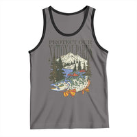 Protect Our National Parks Tank Top Wildlife Fishing Outdoor Adventure Retro