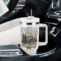 Protect Our National Parks Tumbler With Handle Wildlife Fishing Outdoor Adventure Retro