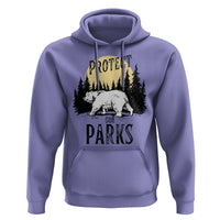 Protect Our Parks Hoodie Retro Bear Forest Nature Graphic