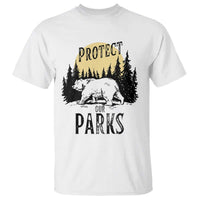 Protect Our Parks T Shirt Retro Bear Forest Nature Graphic