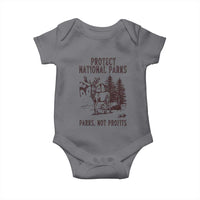 Protect National Parks Baby Onesie Support Parks Not Profits Deer