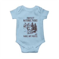 Protect National Parks Baby Onesie Support Parks Not Profits Deer