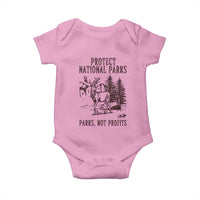 Protect National Parks Baby Onesie Support Parks Not Profits Deer