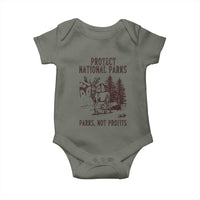 Protect National Parks Baby Onesie Support Parks Not Profits Deer
