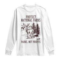Protect National Parks Long Sleeve Shirt Support Parks Not Profits Deer