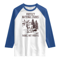 Protect National Parks Raglan Shirt Support Parks Not Profits Deer