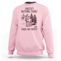 Protect National Parks Sweatshirt Support Parks Not Profits Deer
