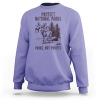 Protect National Parks Sweatshirt Support Parks Not Profits Deer