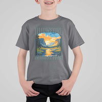 Yellowstone National Park T Shirt For Kid Worlds First NP Retro Vintage Graphic