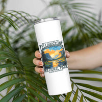 Yellowstone National Park Skinny Tumbler Worlds First NP Retro Vintage Graphic