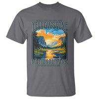 Yellowstone National Park T Shirt Worlds First NP Retro Vintage Graphic