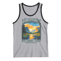 Yellowstone National Park Tank Top Worlds First NP Retro Vintage Graphic