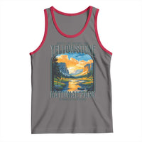 Yellowstone National Park Tank Top Worlds First NP Retro Vintage Graphic
