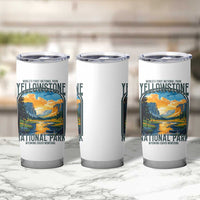 Yellowstone National Park Tumbler Cup Worlds First NP Retro Vintage Graphic